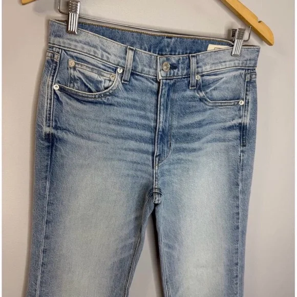 AYR the Roadie Jeans Women’s Relaxed Straight Leg Vintage Look Sz 27 - Picture 11 of 14